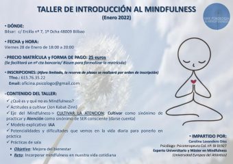 Taller de Introducción al Mindfulness